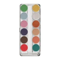Kryolan Aquacolor IF 12 Palette