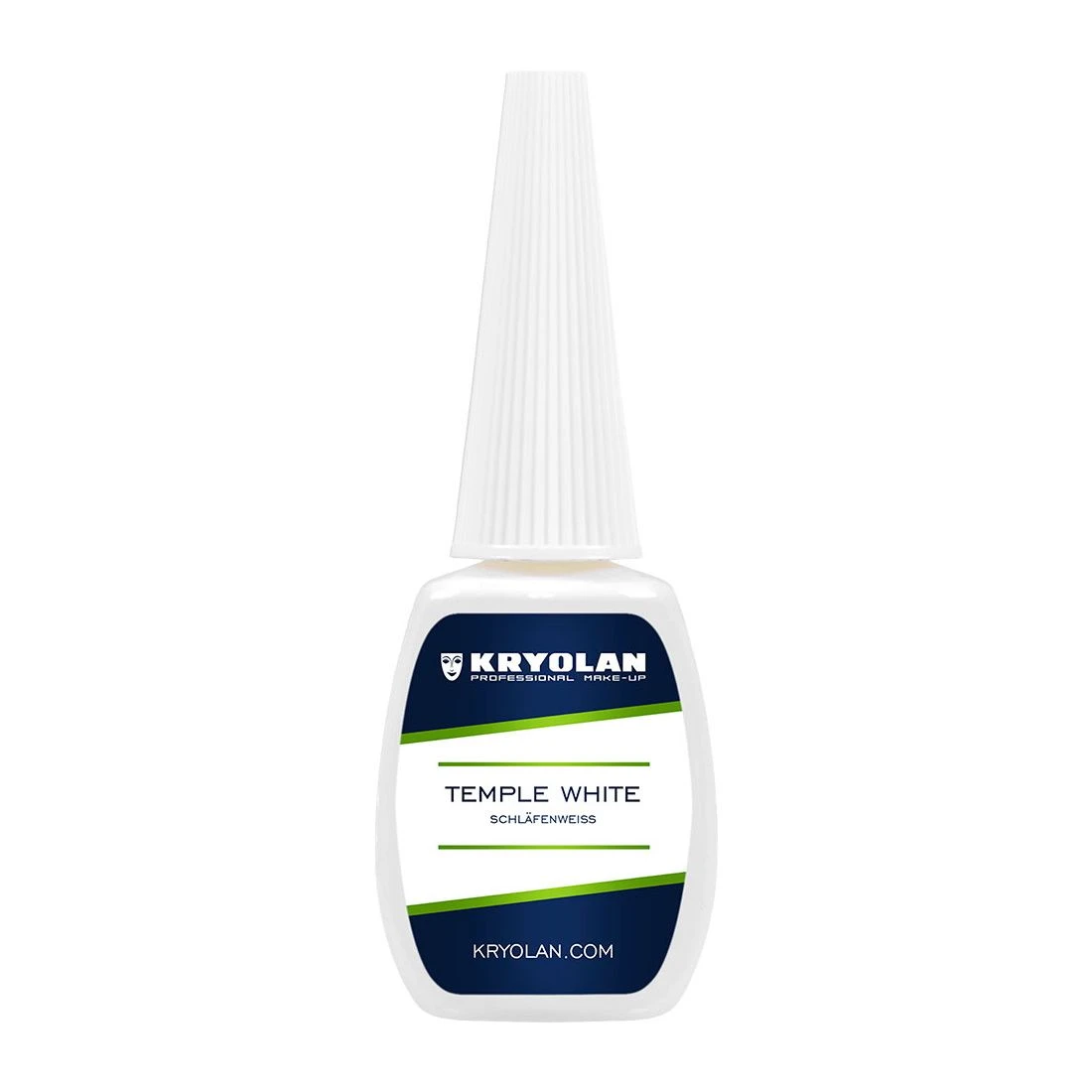 Kryolan Temple White 12ml (brush) 3 Kryolan Temple White 12ml (brush)