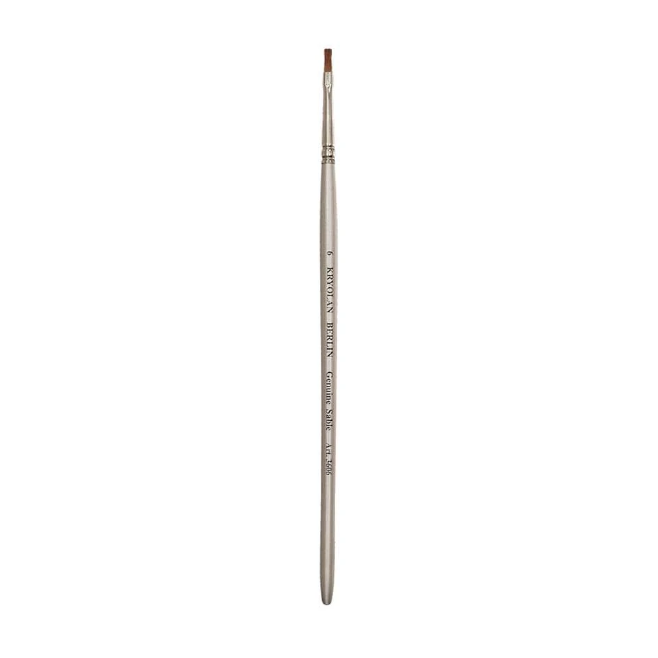 Kryolan Professional Flat Brush 6 3 Kryolan Professional Flat Brush 6