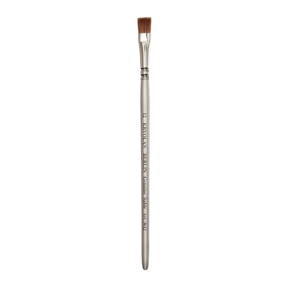 Kryolan Professional Flat Brush 12 3 Kryolan Professional Flat Brush 12