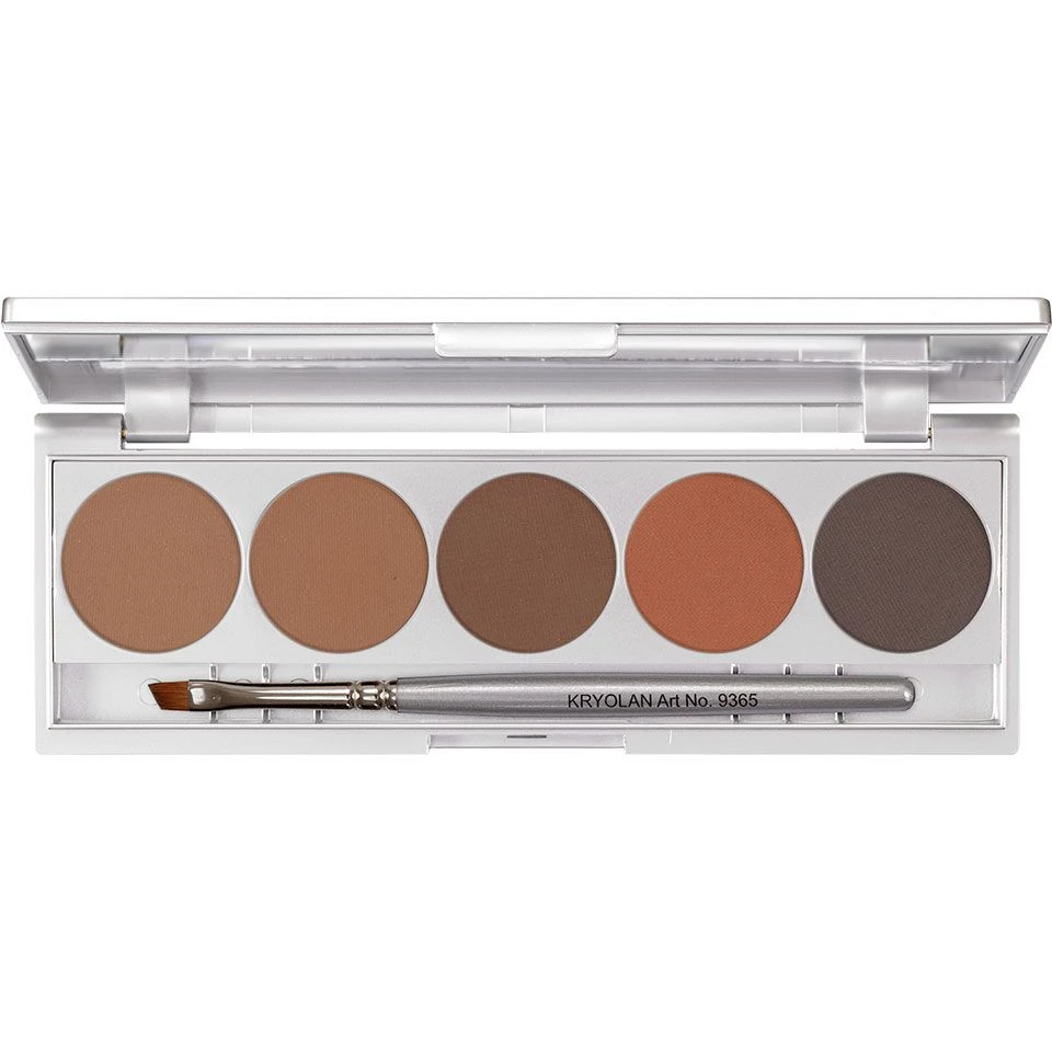 Kryolan Eyebrow Powder Palette 5 3 Kryolan Eyebrow Powder Palette 5