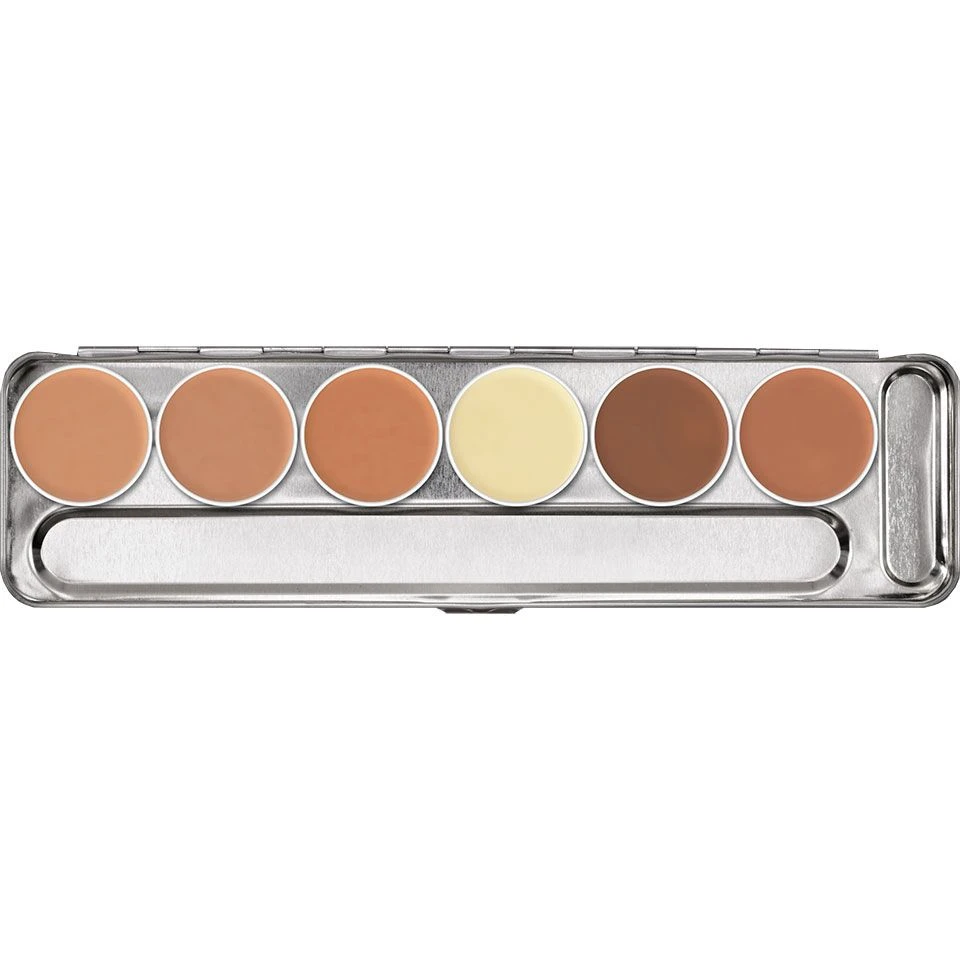 Kryolan Ultra Foundation 6 Palette 3 Kryolan Ultra Foundation 6 Palette