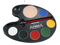 Kryolan Aquacolor Palette Primary 6