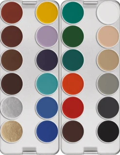 Kryolan Aquacolor Palette 24