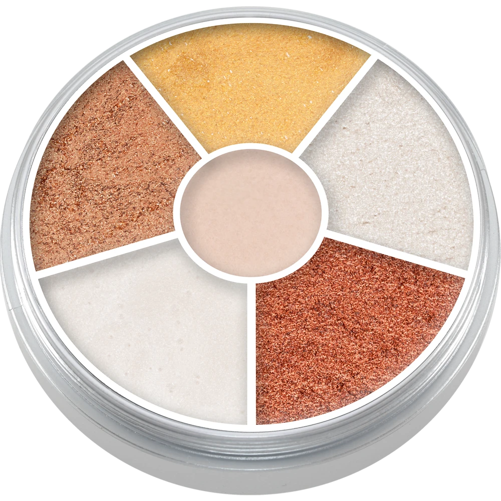 Kryolan 6 Colour Wheel Sparkle 4 Kryolan 6 Colour Wheel Sparkle - Image 2